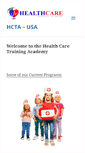 Mobile Screenshot of healthcaretrainingacademy.org